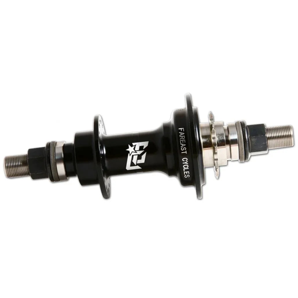 Moyeu BMX freecoaster noir FAR-EAST-CYCLE avec axe en titane
