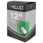 Chambre à air KUJO 12 pouces pour BMX, valve Schrader 33 mm, taille 12½ x 1.75-2¼