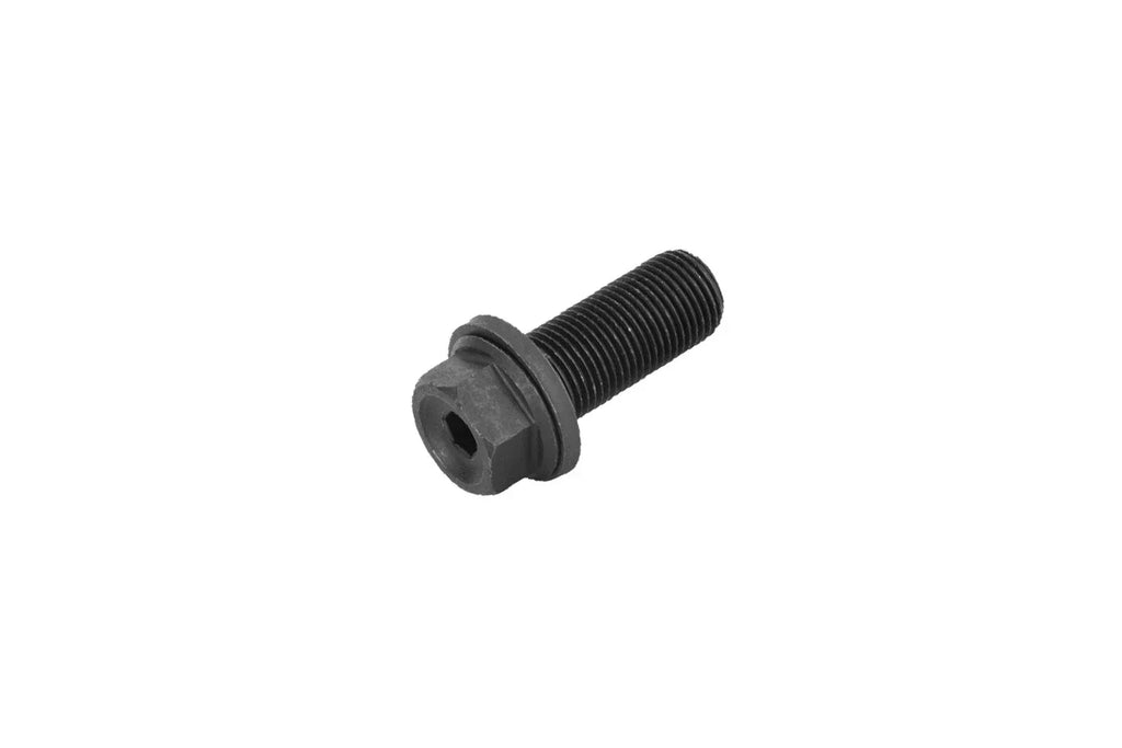 Vis noire à tête hexagonale pour BMX, filetage fin, fixation robuste