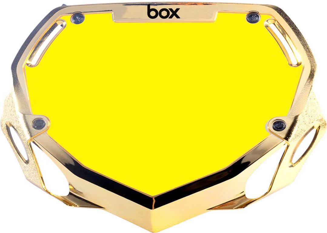 PLAQUE À NUMÉRO BOX TWO PRO CHROME