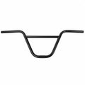 Black BMX bike handlebar, isolated on a white background