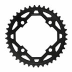 Pignon BMX noir Formula avec denture et découpes, pour vélo de rue et tricks