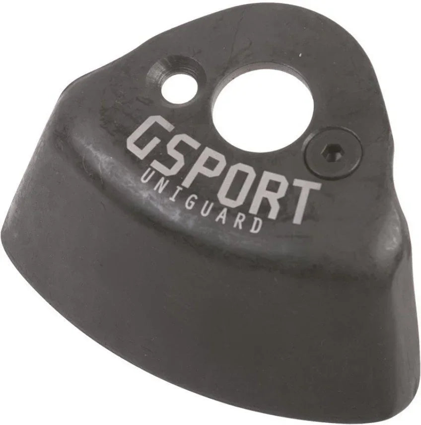 Protège-chaîne GSport Uniguard pour BMX, pièce noire avec logo blanc