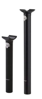 Tiges de selle BMX noires avec logo, accessoires de vélo de freestyle