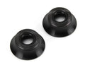 Paire de roulements de pédales BMX noirs avec finition mate