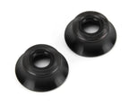 Paire de roulements de pédales BMX noirs avec finition mate