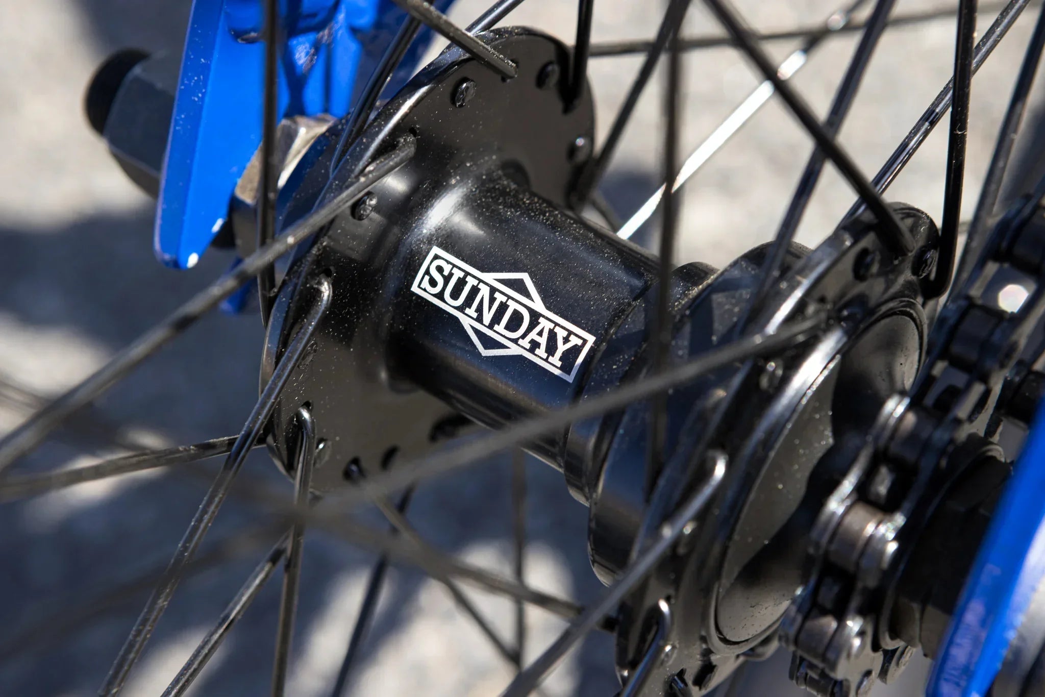 Moyeu de roue arrière noir pour BMX de marque Sunday