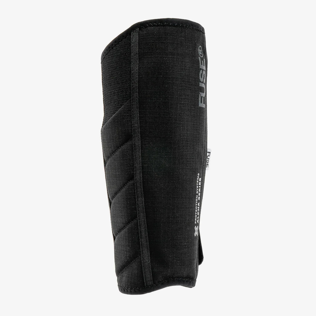 Protège-tibia noir Fuse Alpha Series pour BMX