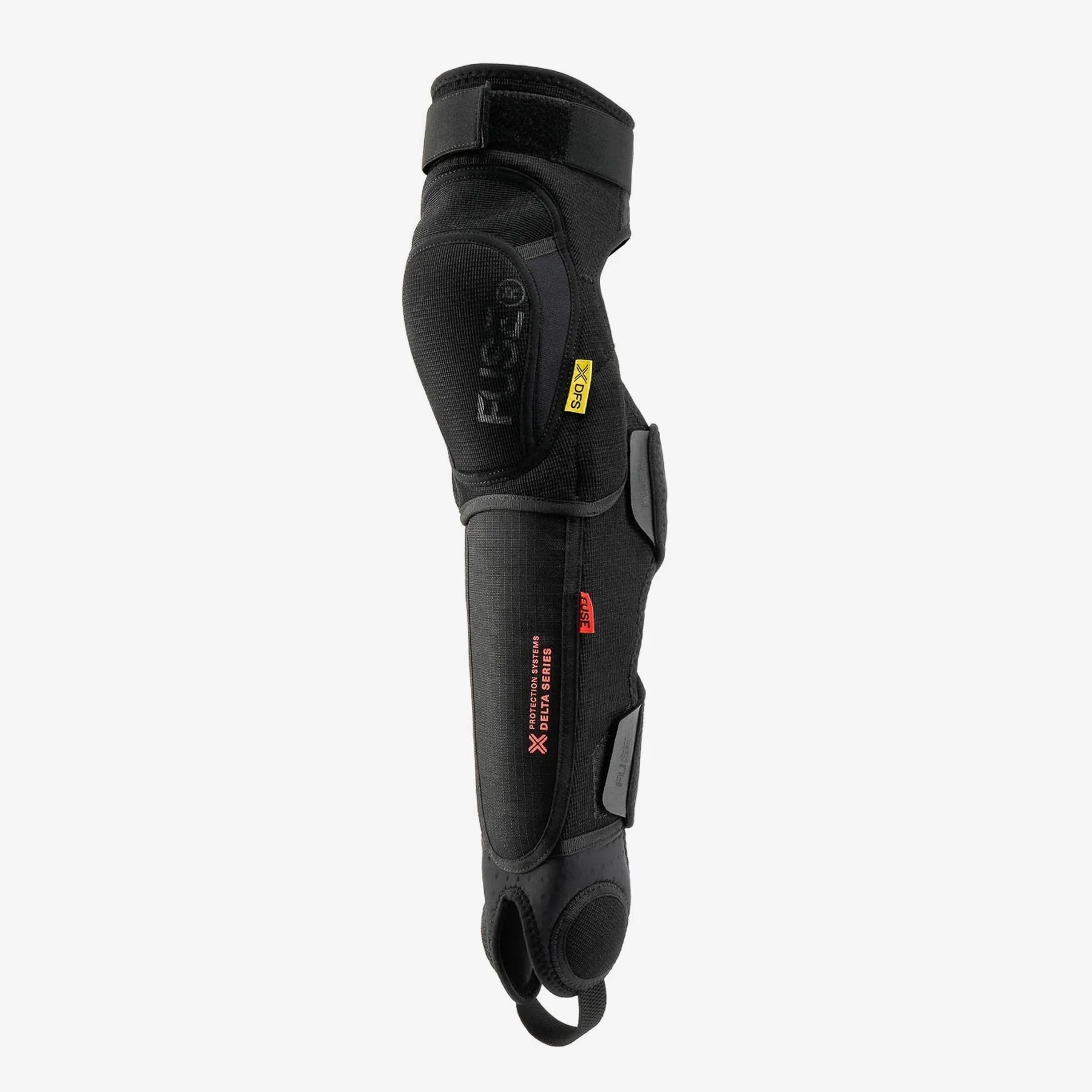 Genouillère de protection noire Fuse Delta Series pour BMX