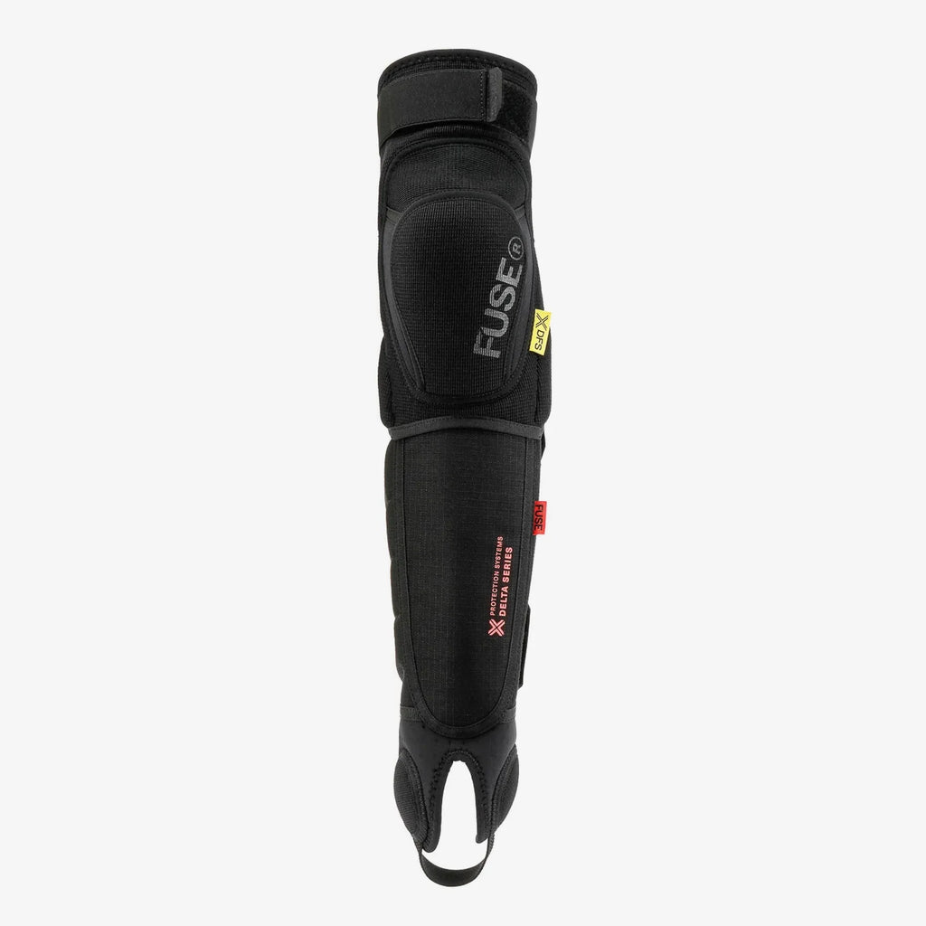 Protège-tibia noir Fuse Delta Series pour BMX