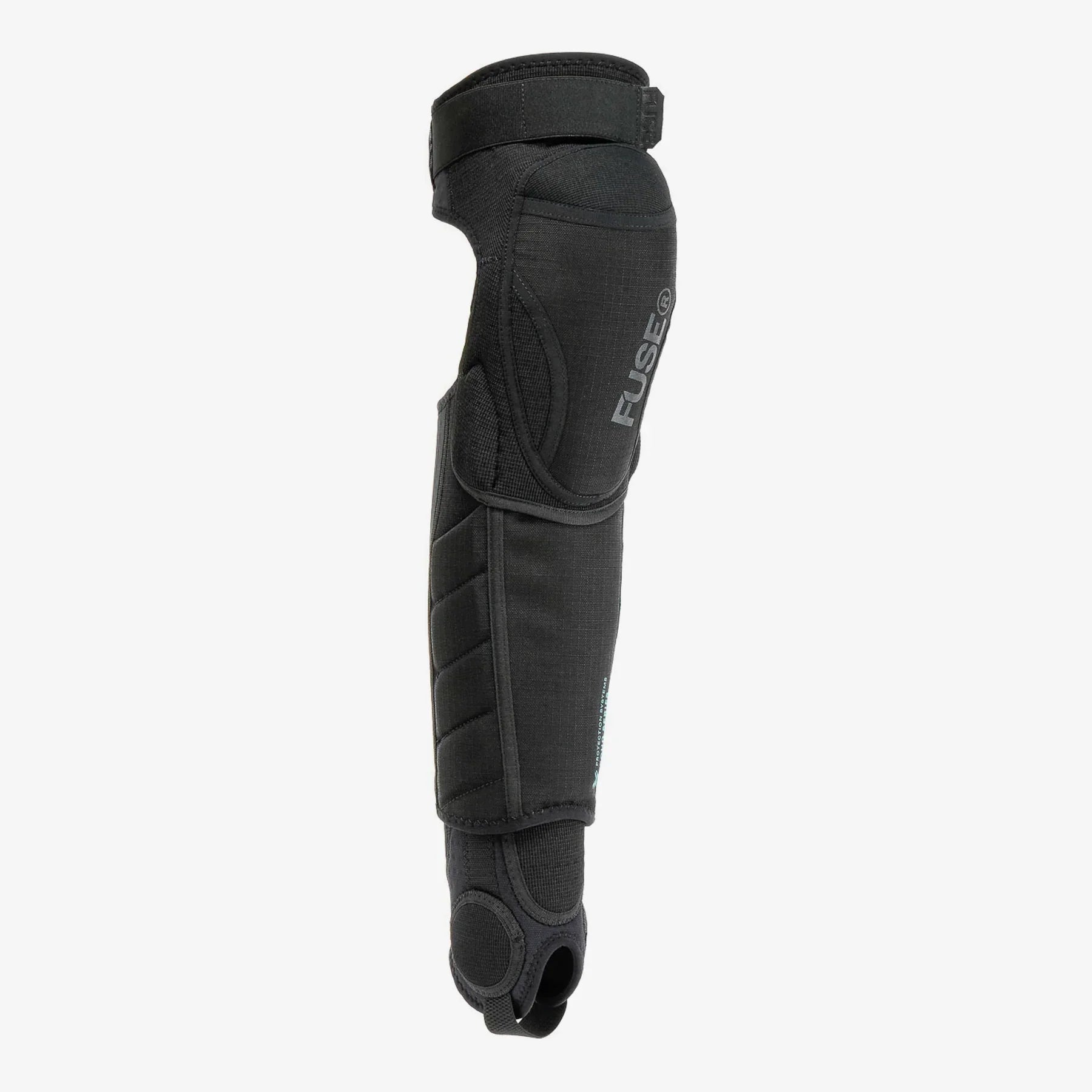 Protège-tibia et genou noir FUSE pour BMX et sports extrêmes