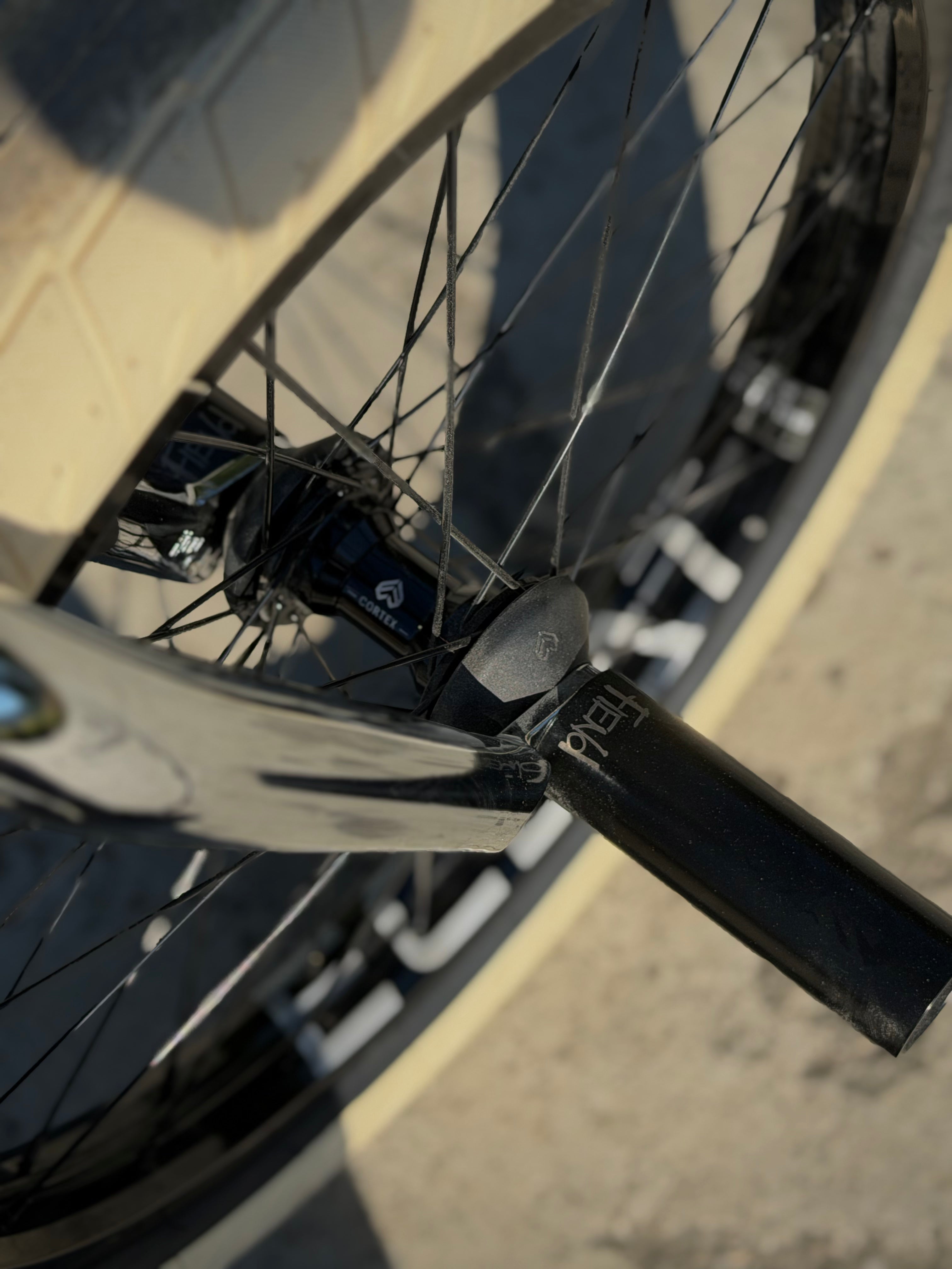 BMX CUSTOM FIEND RAEKES 20.80" BLACK / CHROME