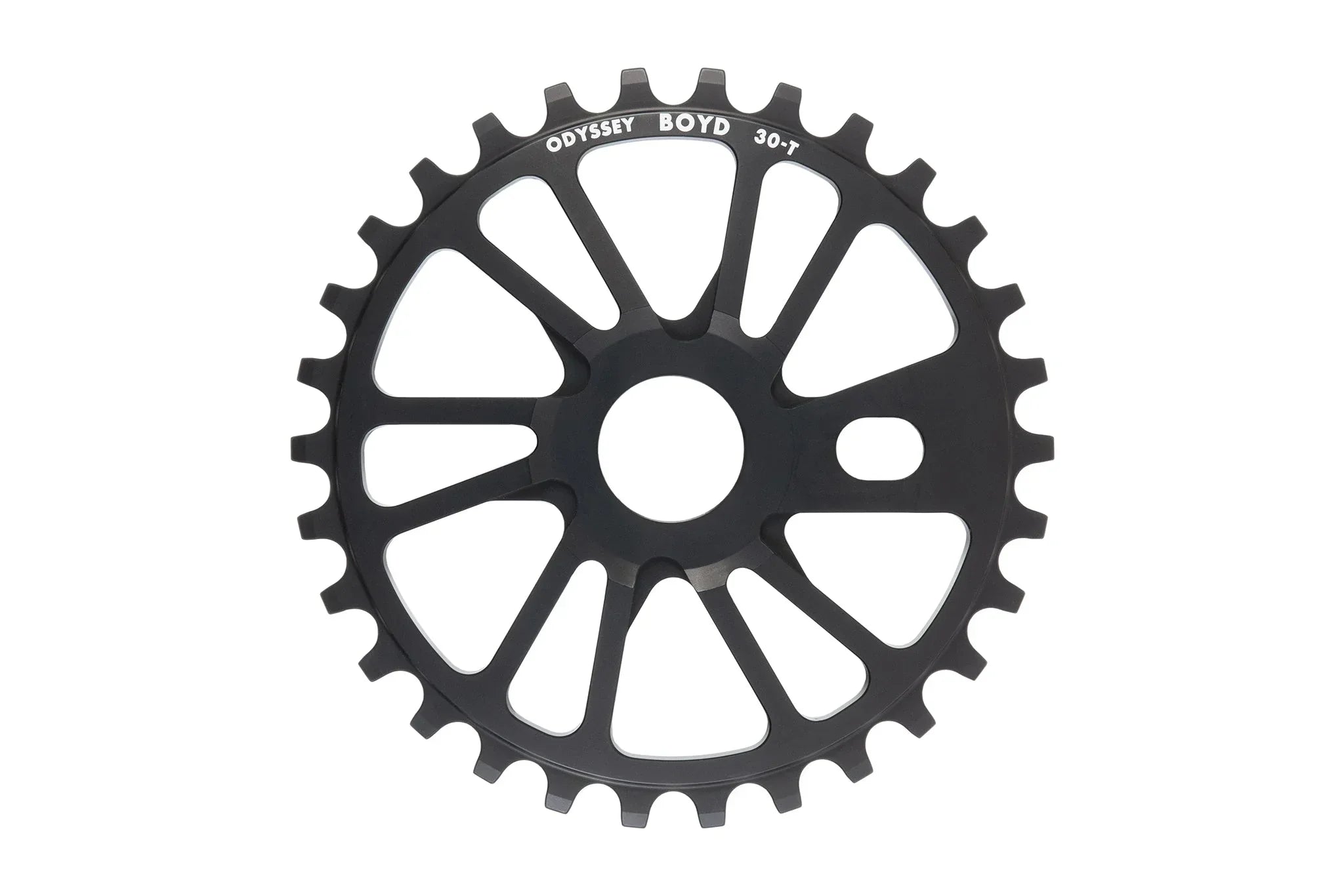 Pignon BMX Odyssey Boyd 30 dents noir avec design aéré