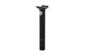Tige de selle BMX noire avec logo blanc, design robuste pour vélo de freestyle