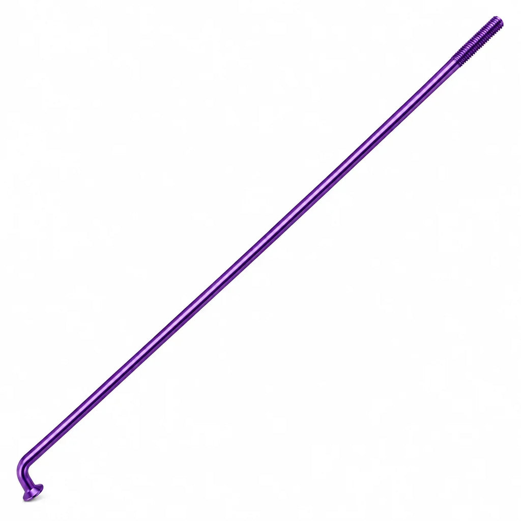 Rayon de roue BMX en titane coloré violet reset bmx