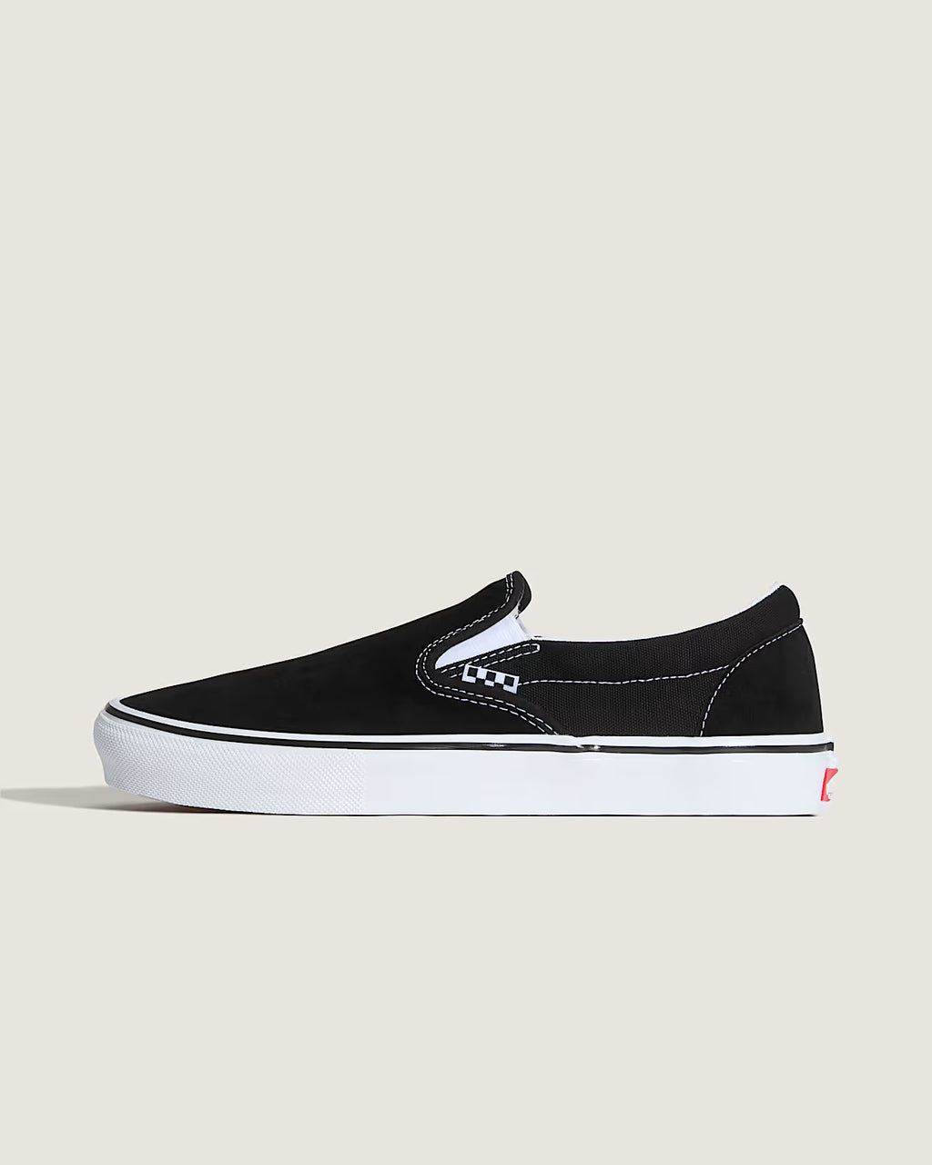 CHAUSSURES VANS SKATE SLIP ON BLACK/WHITE