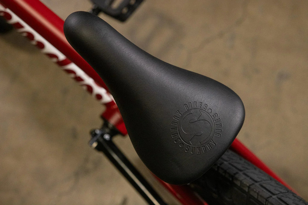 Selle de vélo BMX noire Sunday Bikes vue de dessus