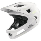 Casque de vélo tout terrain blanc avec mentonnière amovible et ventilation ABUS
