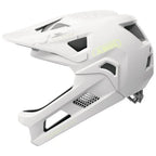Casque de vélo tout terrain blanc ABUS avec ventilation et protection intégrale