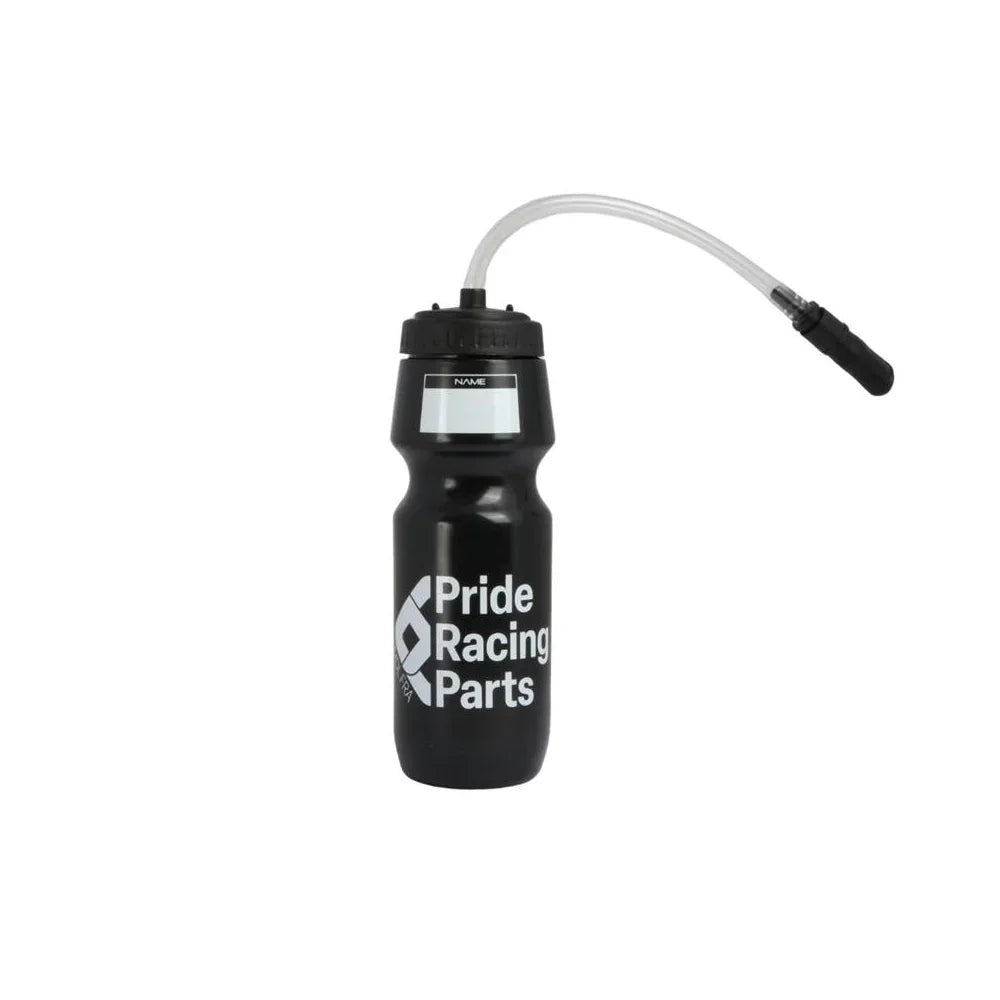 Bouteille noire Pride Racing Parts avec tube flexible pour BMX