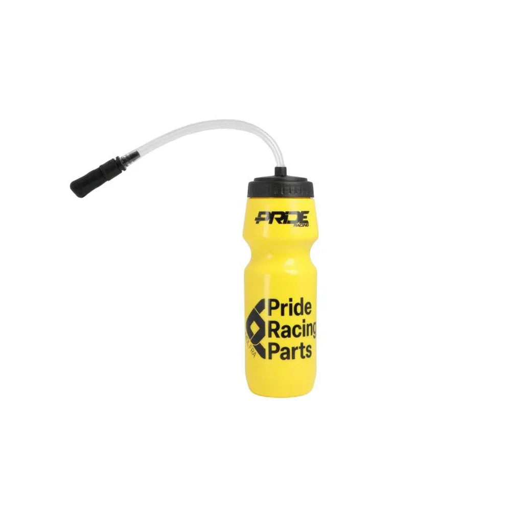 Bouteille jaune Pride Racing Parts avec bec verseur pour BMX