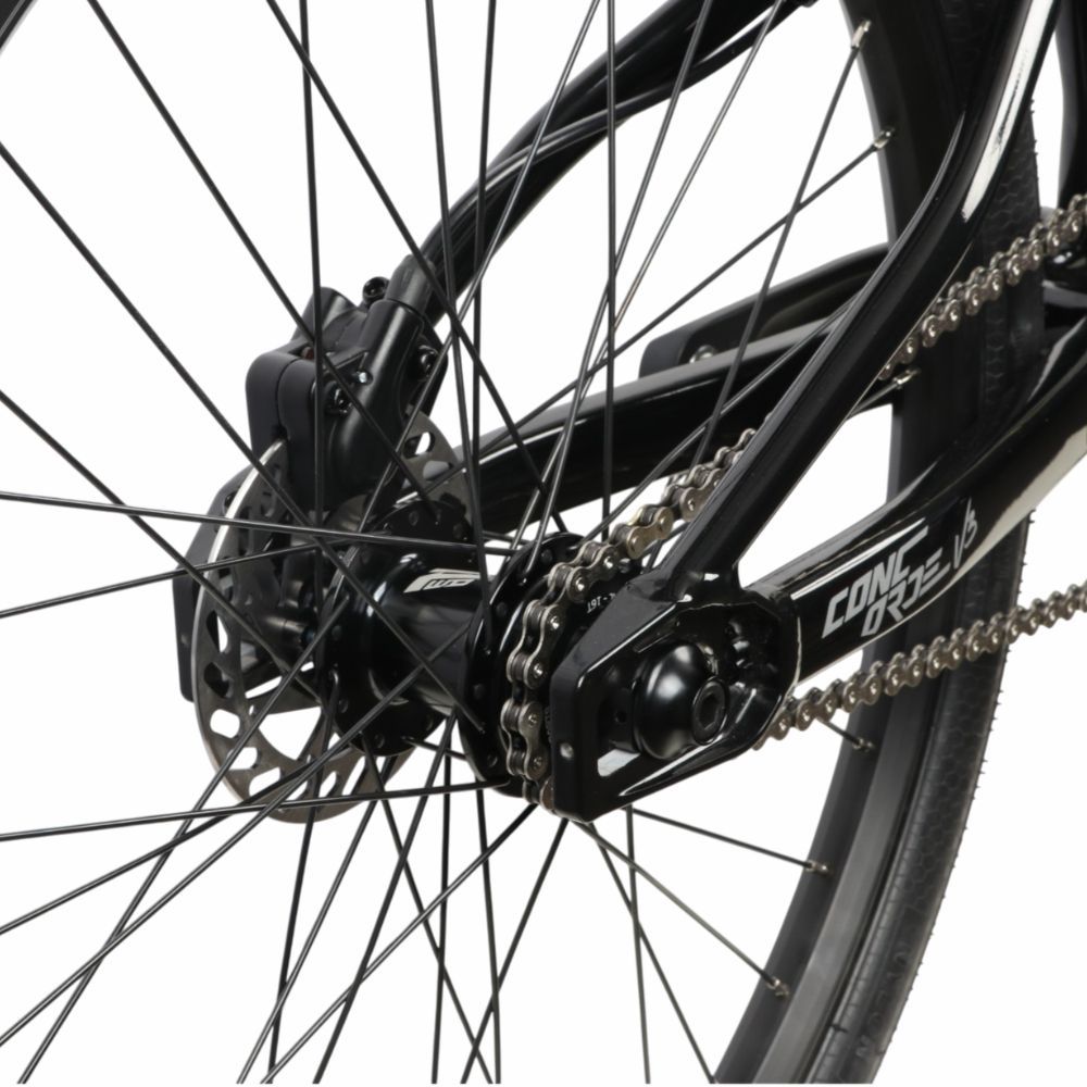 Bmx Inspyre Concorde V3 Cruiser 2Xl Lime-Black, trois quarts arrière