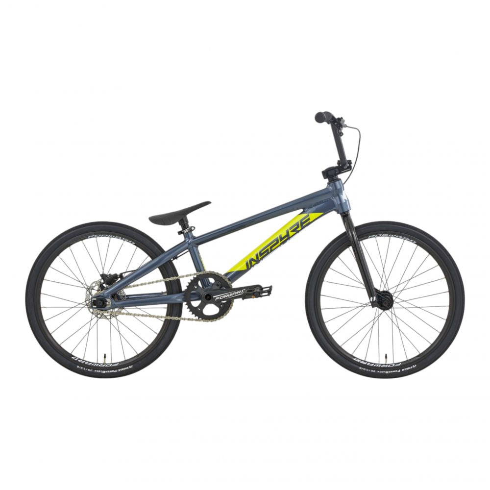 BMX Inspyre Evo Disk 2027 EXPERT XL gris, vue de profil