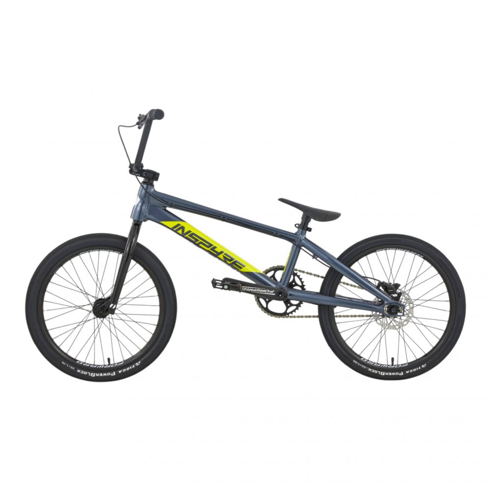 BMX Inspyre Evo Disk 2027 PRO gris, profil côté opposé
