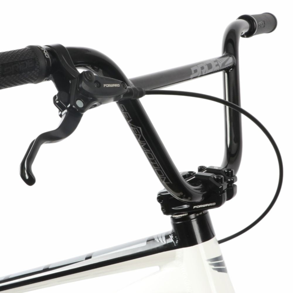Bmx Meybo Holeshot Custom Expert White-Black-Grey, profil gauche
