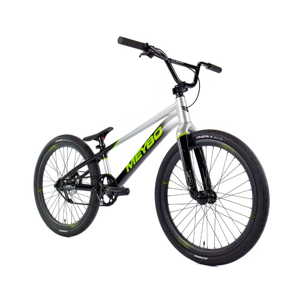 Bmx Meybo Patron 2026 Cruiser Black-Grey-Lime, profil gauche