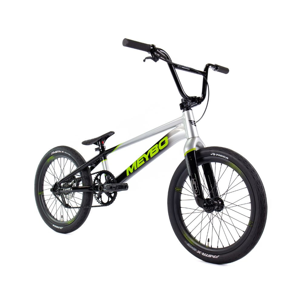 Bmx Meybo Patron 2026 Pro 22.5" Black-Grey-Lime, profil gauche