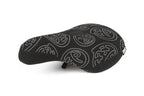 Selle de BMX noire avec motifs graphiques gris