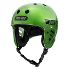 casque vert à paillettes