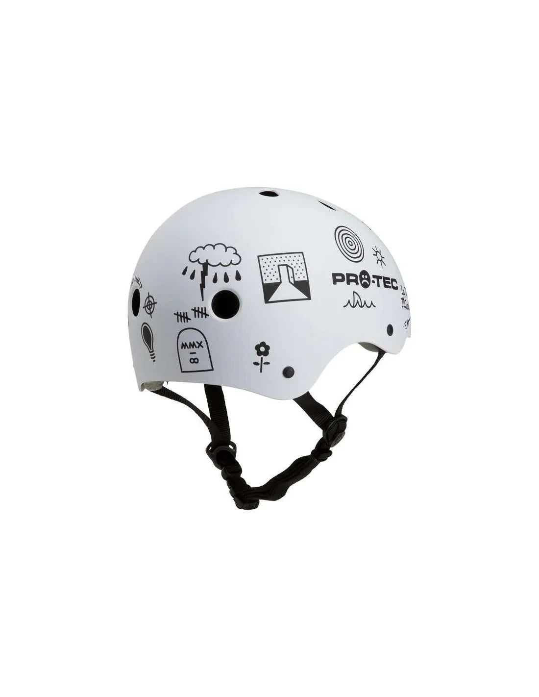 casque pro-tec white