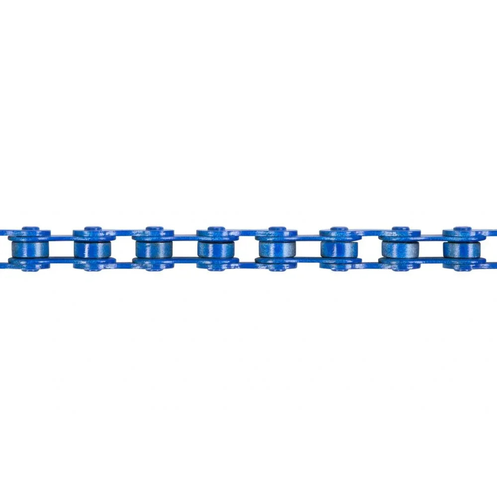 Chaîne de BMX bleue, maillons métalliques pour vélo tout terrain