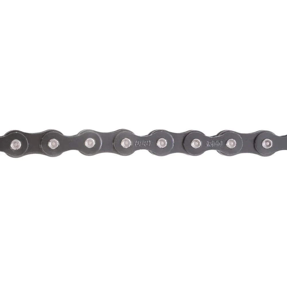 Chaîne BMX noire robuste pour vélo tout terrain, maillons solides et durables
