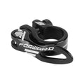 collier de selle BMX noire avec logo FORWARD, accessoire de vélo de freestyle