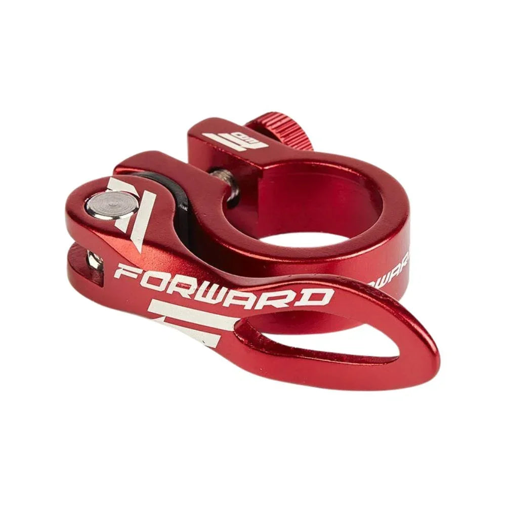 collier de selle forward race am BMX rouge Forward avec logo blanc, pièces de vélo de freestyle