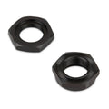 Écrous hexagonaux noirs pour pièces BMX, robustes et précis