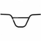 Black BMX handlebar with Sierra branding, isolated on white background
