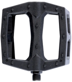 Pédale BMX noire avec surface texturée et grip optimal pour vélo de freestyle