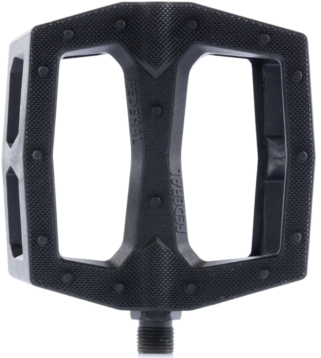 Pedal BMX noir Federal avec surface texturée et design robuste pour freestyle
