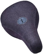 Selle BMX en tissu texturé avec logo brodé, design ergonomique pour vélo de rue