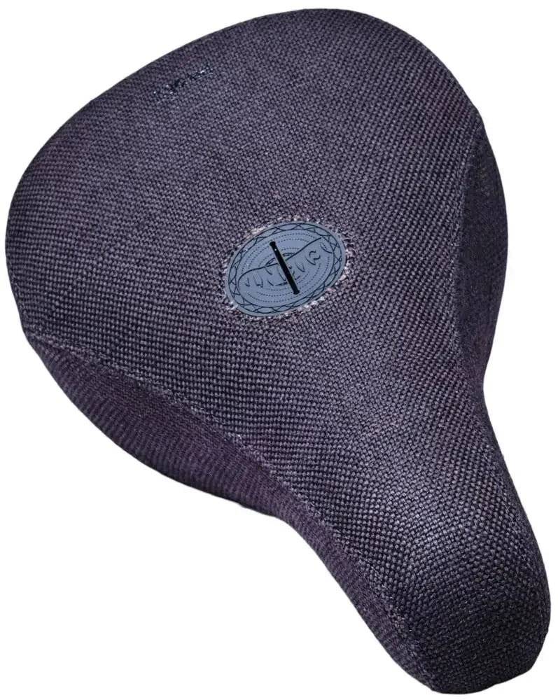 Selle BMX en tissu texturé avec logo brodé, design ergonomique pour vélo de rue
