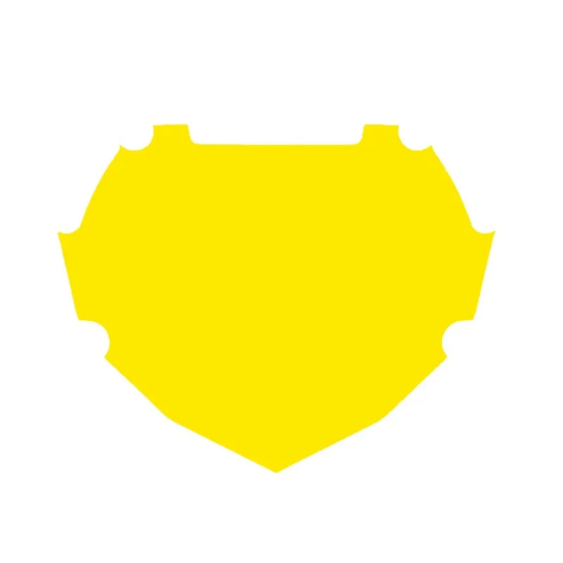 Pièce jaune de BMX pour réparation ou personnalisation de vélo