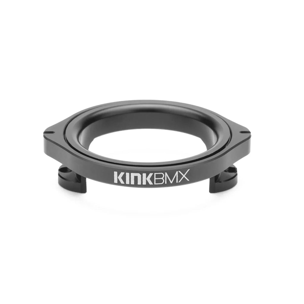 Rotor BMX Kink pour axe de moyeu, pièce noire avec logo blanc