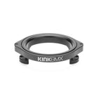 Rotor BMX Kink pour axe de moyeu, pièce noire avec logo blanc