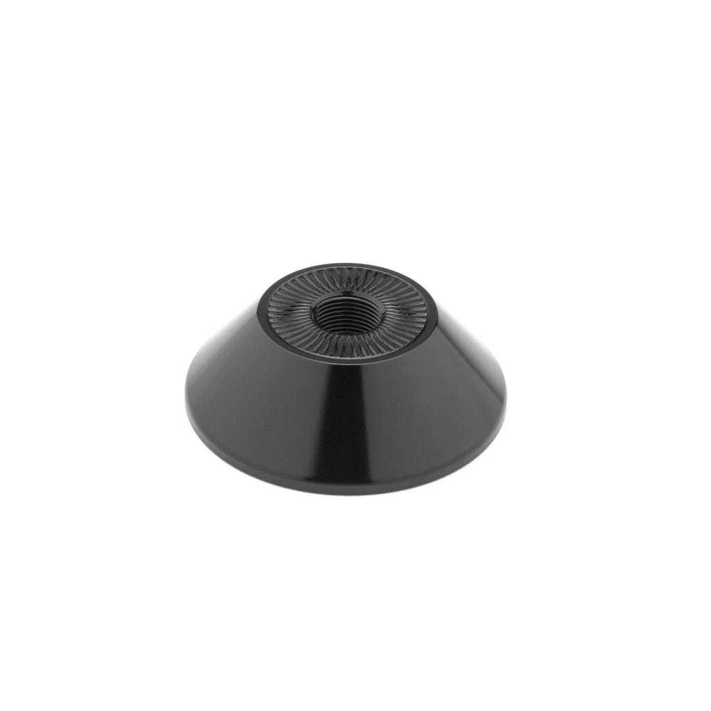 hubguard cinema BMX noir avec filetage central et finition mate, pièce de rechange pour vélo