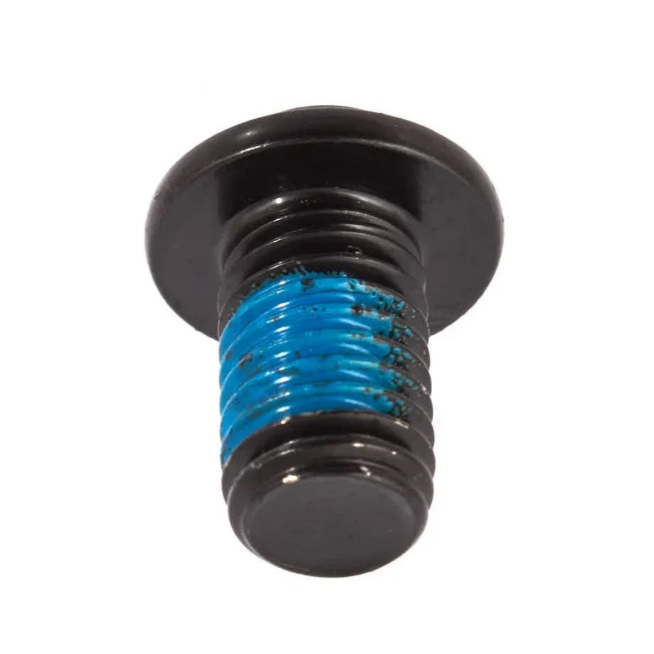 Vis noire avec filetage bleu pour pièces BMX