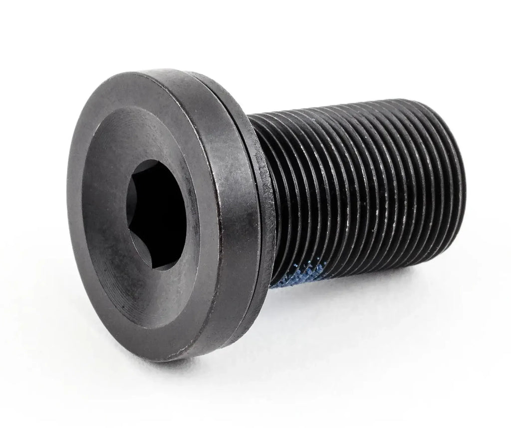 Vis d'axe de pédalier Kink Pillar 22mm noire avec frein filet bleu